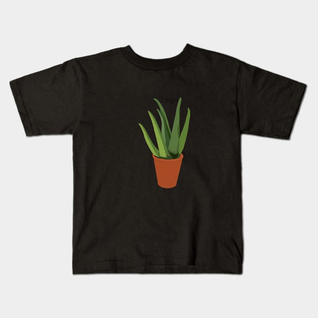 Aloe vera Kids T-Shirt by Johadesigns